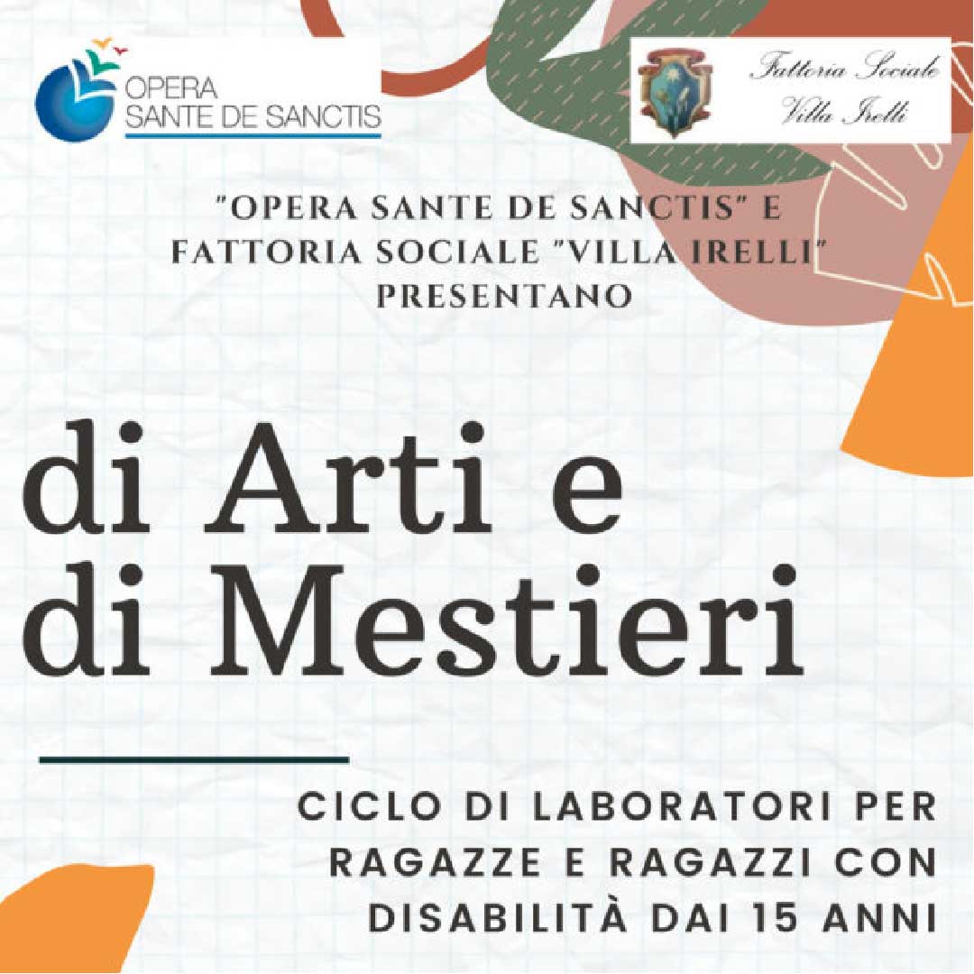 Read more about the article DI ARTI E DI MESTIERI